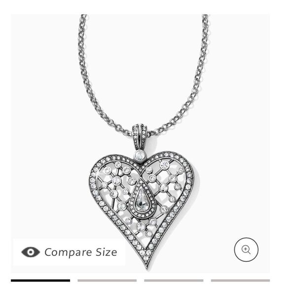 Brighton Empress Heart Convertible Necklace NWT - Picture 1 of 9